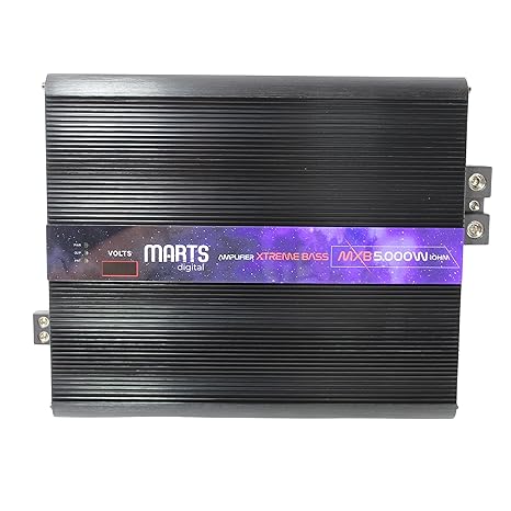 AMPLIFICADOR MARTS DIGITAL 5000 WTS MONOBLOCK BASS