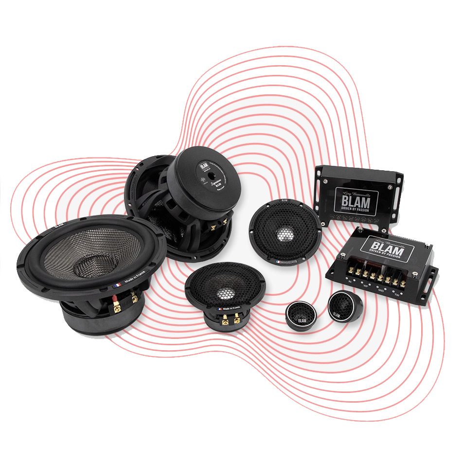 COMPONENTES BLAM 6.5" 3 VIAS 100RMS