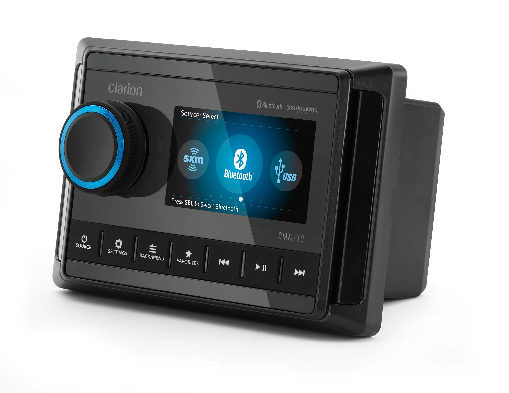 REPRODUCTOR CLARION MARINO 3" USB BLUETOOTH - Imagen 2