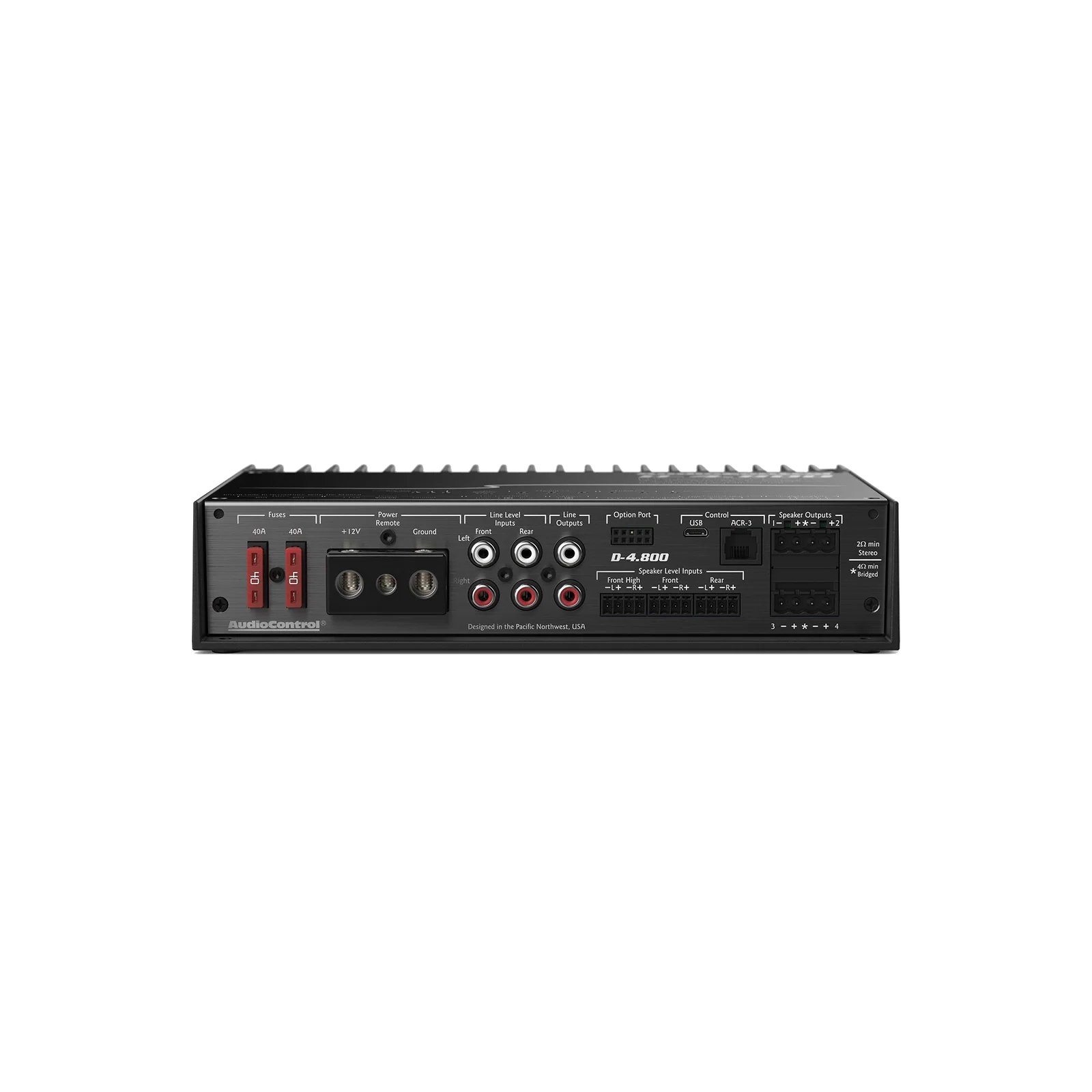 AMPLIFICADOR AUDIO CONTROL DSP 4 CH 800 WTS - Imagen 2