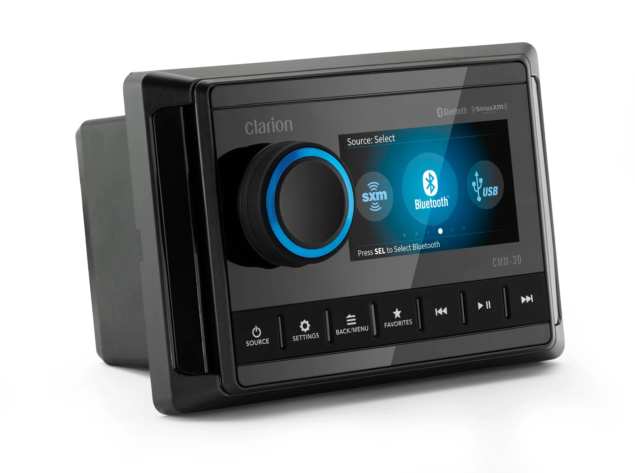 REPRODUCTOR CLARION MARINO 3" USB BLUETOOTH - Imagen 4