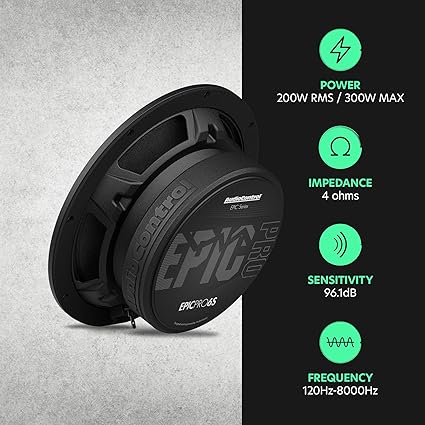 MEDIO 6.5" AUDIO CONTROL PLANO 200RMS 4OHM - Imagen 6