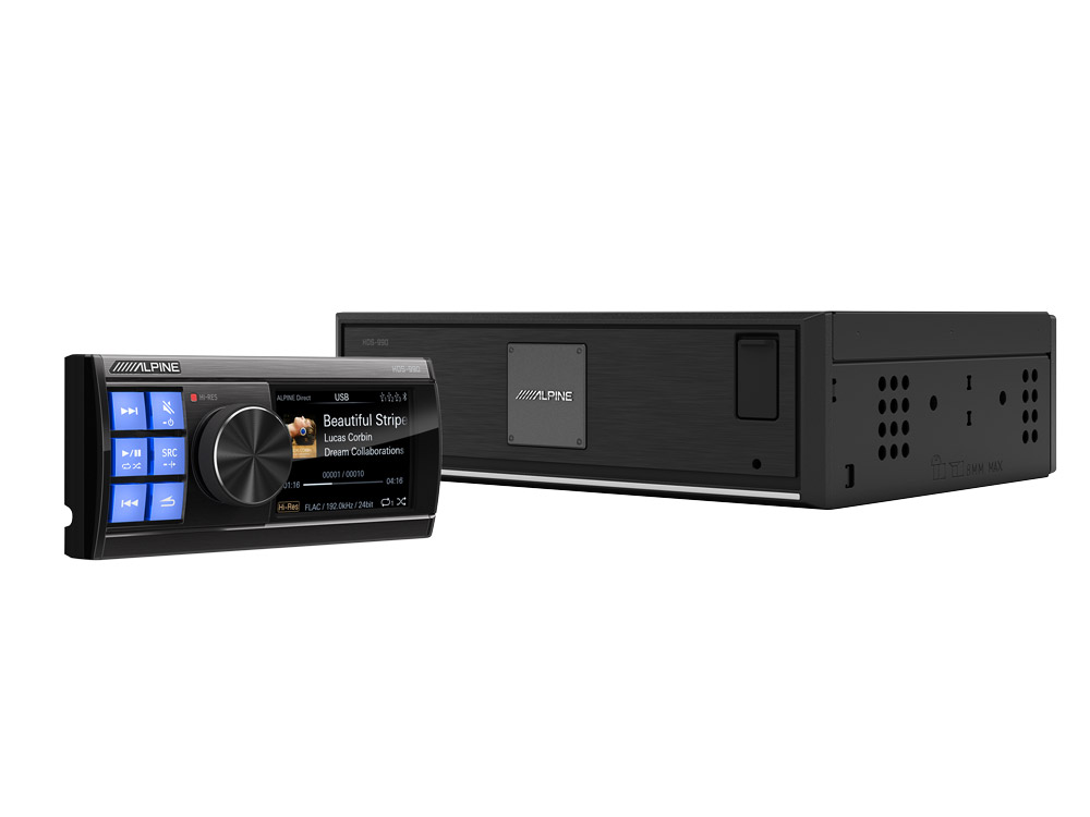 REPRODUCTOR ALPINE 1 DIN FIBRA OPTICA - Imagen 3
