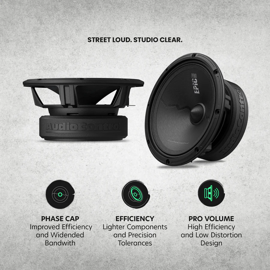 MEDIO 6.5" AUDIO CONTROL 200RMS 4OHM - Imagen 4