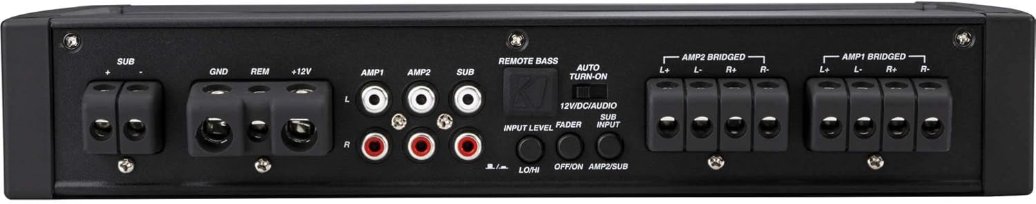 AMPLIFICADOR KICKER MARINA 5CH 1300W 900W RMS - Imagen 2
