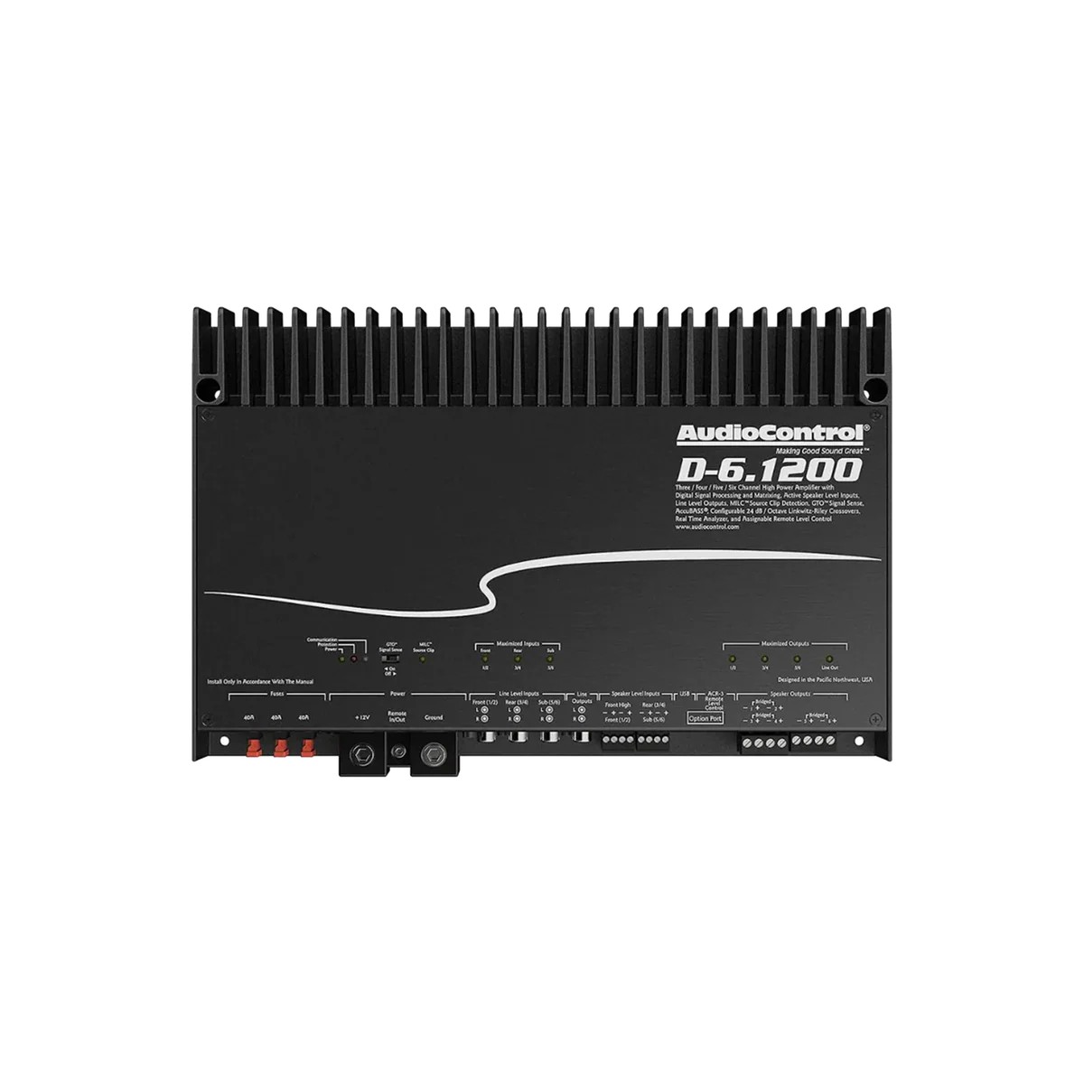 AMPLIFICADOR AUDIO CONTROL DSP 6 CH 1200 WTS