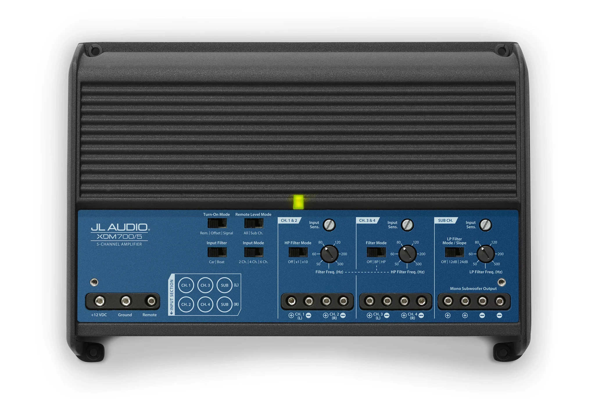 AMPLIFICADOR JL AUDIO 700W 5 CANALES MARINA - Imagen 5