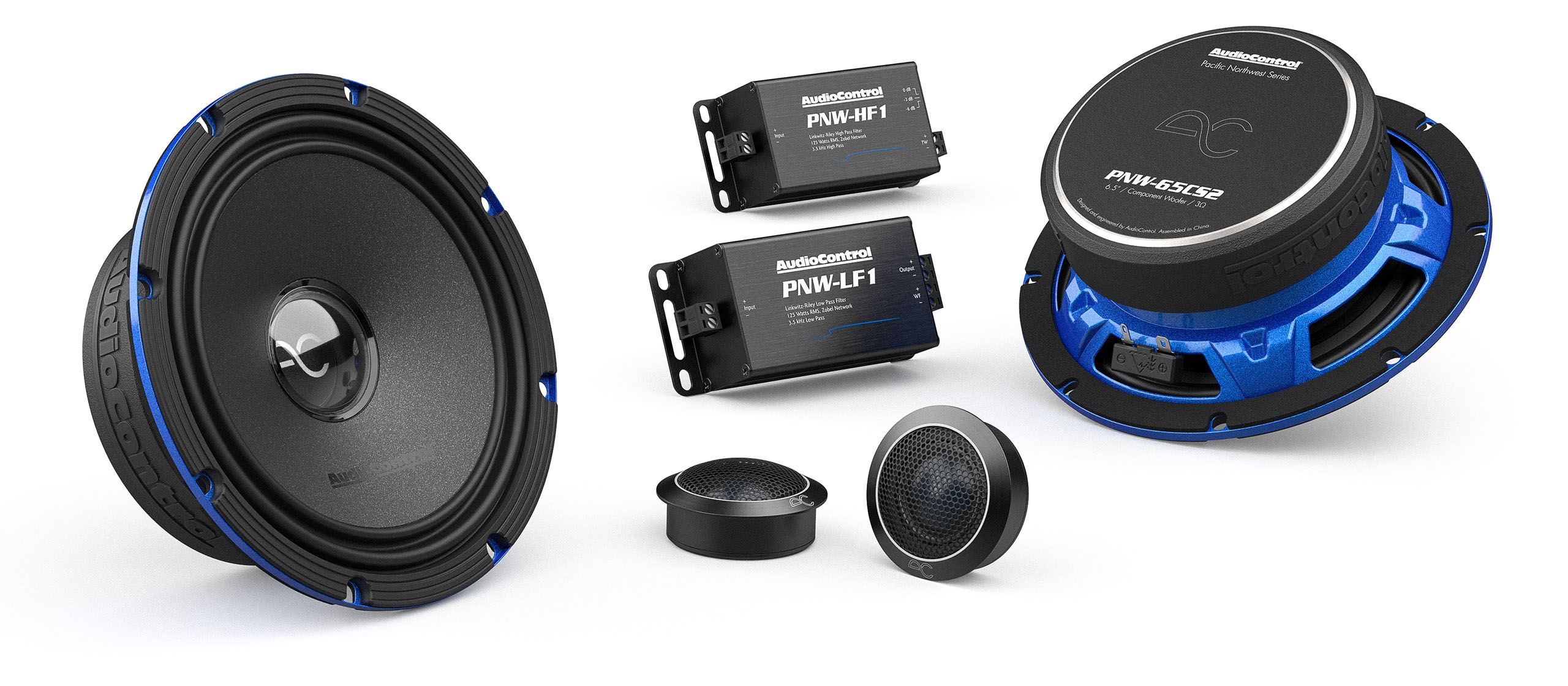 COMPONENTES AUDIO CONTROL 6.5" 125 RMS