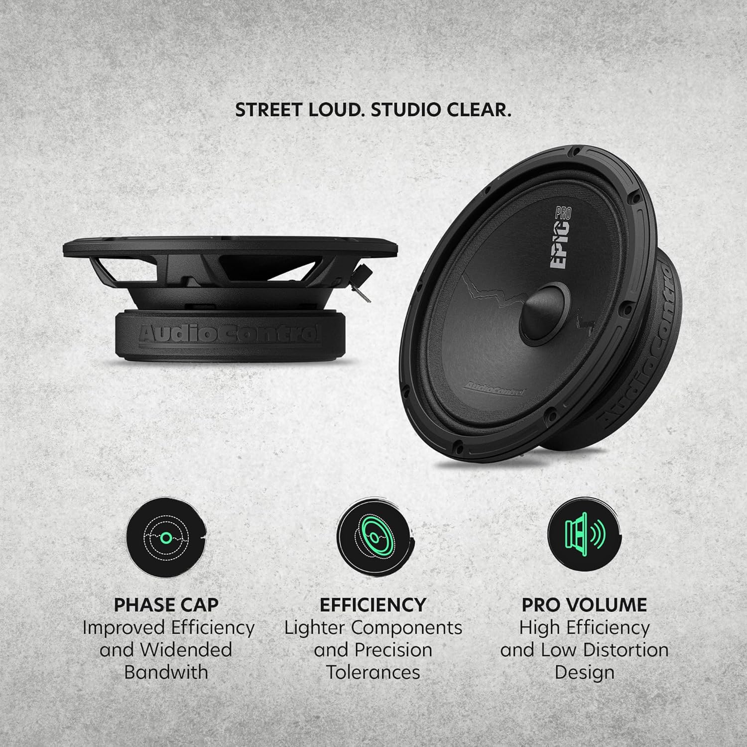 MEDIO 6.5" AUDIO CONTROL PLANO 200RMS 4OHM - Imagen 5