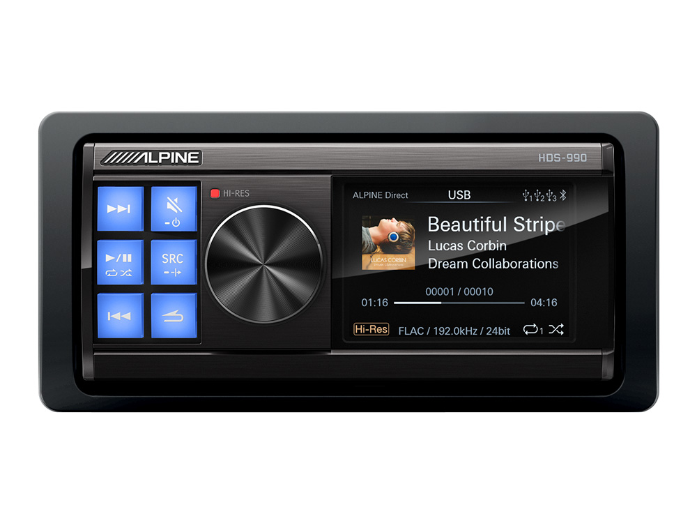 REPRODUCTOR ALPINE 1 DIN FIBRA OPTICA - Imagen 2